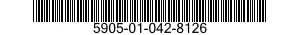 5905-01-042-8126 RESISTOR SET,MATCHED 5905010428126 010428126