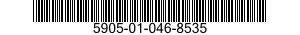 5905-01-046-8535 RESISTOR,THERMAL 5905010468535 010468535