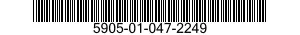 5905-01-047-2249 RESISTOR,VARIABLE,NONWIRE WOUND,NONPRECISION 5905010472249 010472249
