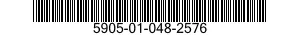 5905-01-048-2576 RESISTOR,VARIABLE,WIRE WOUND,NONPRECISION 5905010482576 010482576