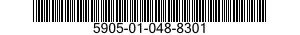 5905-01-048-8301  5905010488301 010488301