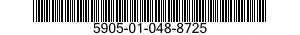 5905-01-048-8725  5905010488725 010488725