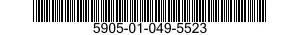 5905-01-049-5523  5905010495523 010495523