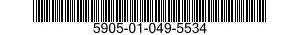 5905-01-049-5534  5905010495534 010495534