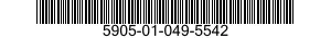 5905-01-049-5542  5905010495542 010495542