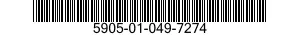 5905-01-049-7274  5905010497274 010497274