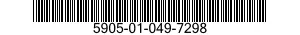 5905-01-049-7298  5905010497298 010497298