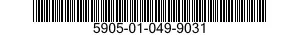 5905-01-049-9031  5905010499031 010499031
