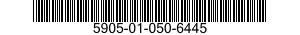 5905-01-050-6445  5905010506445 010506445