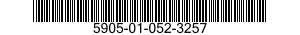5905-01-052-3257 RESISTOR,FIXED,WIRE WOUND,INDUCTIVE 5905010523257 010523257