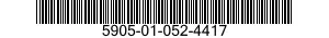 5905-01-052-4417 RESISTOR,FIXED,WIRE WOUND,INDUCTIVE 5905010524417 010524417