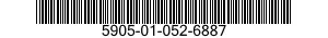 5905-01-052-6887 RESISTOR,FIXED,COMPOSITION 5905010526887 010526887