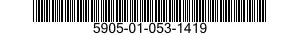5905-01-053-1419  5905010531419 010531419