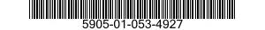 5905-01-053-4927 RESISTOR,FIXED,COMPOSITION 5905010534927 010534927