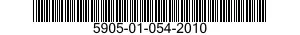 5905-01-054-2010  5905010542010 010542010