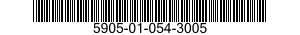 5905-01-054-3005  5905010543005 010543005