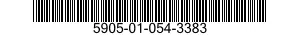 5905-01-054-3383  5905010543383 010543383