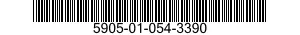 5905-01-054-3390 RESISTOR,VARIABLE,WIREWOUND,NON 5905010543390 010543390