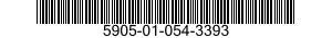 5905-01-054-3393 RESISTOR,VARIABLE,NONWIRE WOUND,PRECISION 5905010543393 010543393