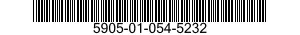 5905-01-054-5232  5905010545232 010545232