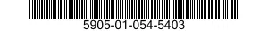 5905-01-054-5403  5905010545403 010545403
