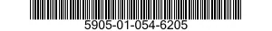 5905-01-054-6205  5905010546205 010546205