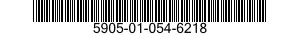 5905-01-054-6218  5905010546218 010546218