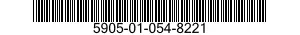 5905-01-054-8221 RESISTOR 5905010548221 010548221
