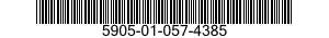 5905-01-057-4385 RESISTOR,VARIABLE,NONWIRE WOUND,NONPRECISION 5905010574385 010574385