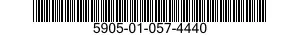5905-01-057-4440  5905010574440 010574440