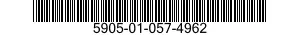 5905-01-057-4962  5905010574962 010574962