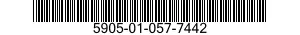 5905-01-057-7442  5905010577442 010577442