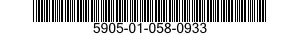 5905-01-058-0933  5905010580933 010580933