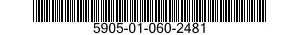 5905-01-060-2481  5905010602481 010602481