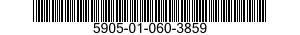 5905-01-060-3859 RESISTOR,FIXED,COMPOSITION 5905010603859 010603859