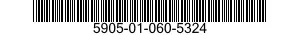 5905-01-060-5324 RESISTOR,FIXED,WIRE WOUND 5905010605324 010605324