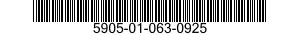 5905-01-063-0925  5905010630925 010630925