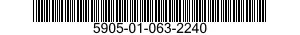 5905-01-063-2240  5905010632240 010632240