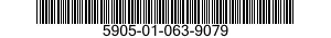 5905-01-063-9079 RESISTOR,FIXED,FILM 5905010639079 010639079