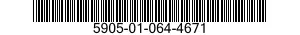 5905-01-064-4671 RESISTOR,VARIABLE,WIRE WOUND,PRECISION 5905010644671 010644671