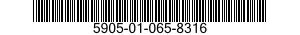 5905-01-065-8316  5905010658316 010658316