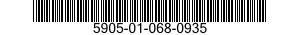 5905-01-068-0935 RESISTOR,VARIABLE,NONWIRE WOUND,NONPRECISION 5905010680935 010680935