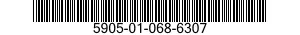 5905-01-068-6307 RESISTOR,VARIABLE,NONWIRE WOUND,NONPRECISION 5905010686307 010686307