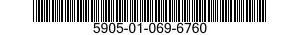 5905-01-069-6760 RESISTOR,VARIABLE,WIRE WOUND,NONPRECISION 5905010696760 010696760