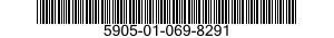 5905-01-069-8291 RESISTOR,VARIABLE,WIRE WOUND,NON 5905010698291 010698291