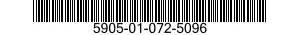 5905-01-072-5096 RESISTOR,VARIABLE,NONWIRE WOUND,NONPRECISION 5905010725096 010725096