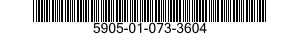 5905-01-073-3604  5905010733604 010733604
