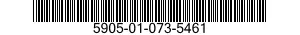 5905-01-073-5461 RESISTOR,FIXED,WIRE WOUND,INDUCTIVE 5905010735461 010735461