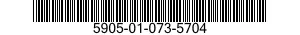 5905-01-073-5704  5905010735704 010735704