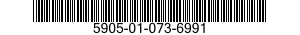 5905-01-073-6991 RESISTOR,VARIABLE,WIRE WOUND,NONPRECISION 5905010736991 010736991